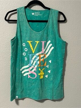 Dutch Bros Teal Cotton Logo Tee - Turquoise/White Print